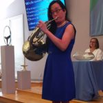 Rachel See performing at the Unitarian Universalist Community Church, September 2015
