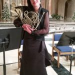 Rachel See performing at a cathedral, December 2015
